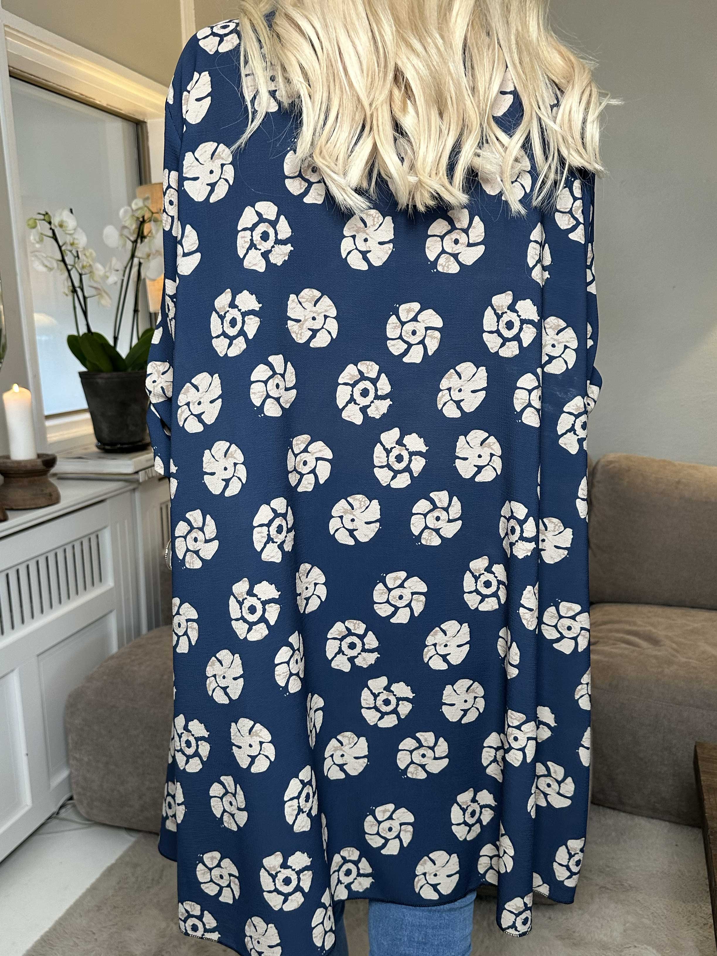 Claudia Print Dress - Tunikaklänning med tryck och dragkedja